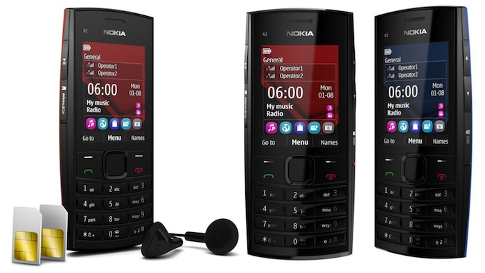 Nokia trình làng điện thoại hai SIM X2-02 giá khoảng 80USD